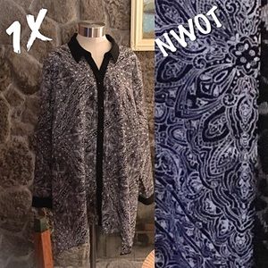 When the Shark Bites Blouse Size 1X